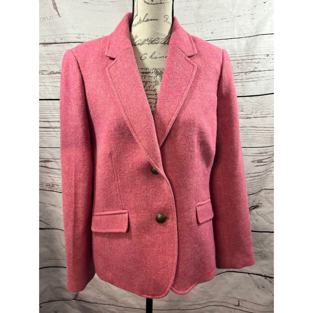 Talbots Pink Wool Blend Blazer